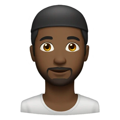 Black Muslim man sticker