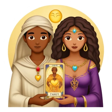 The Lovers Tarot Card sticker