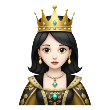 queen of spade sticker