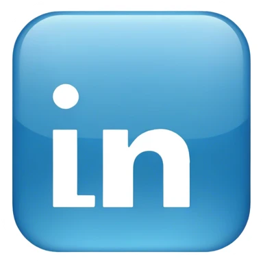linkedin logo sticker