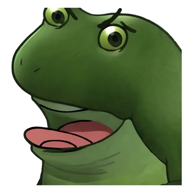 Woman shaking their head with tongue out sticker