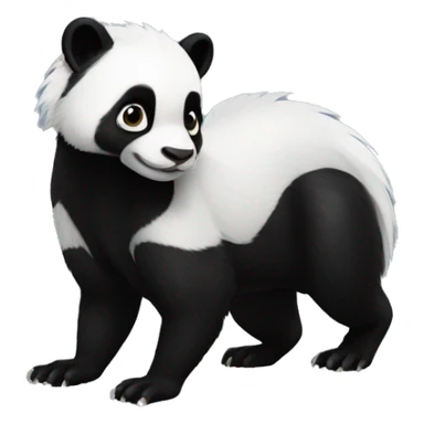 skunk-panda-hybrid full body sticker