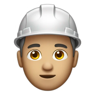 Work man defying face sticker