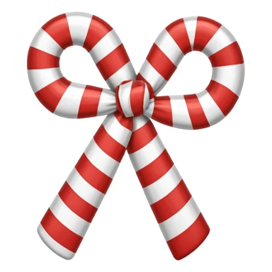 candy cane bow  sticker