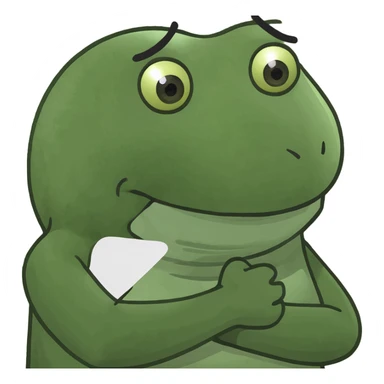 Emoji crossing it’s Arms sticker