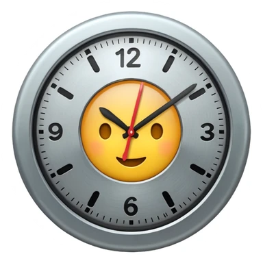 Clock it emoji  sticker