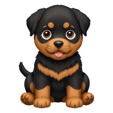 Rotwiller puppy sticker