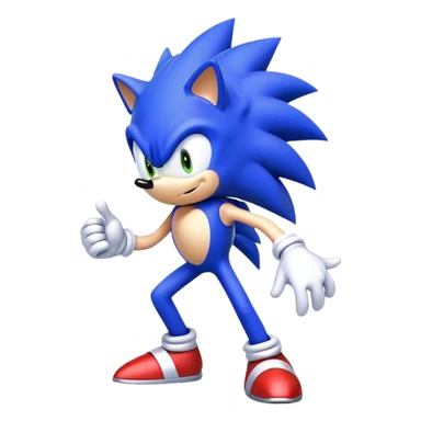 Sonic the hedghog sticker
