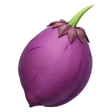 pointy purple sweet potato no green part sticker