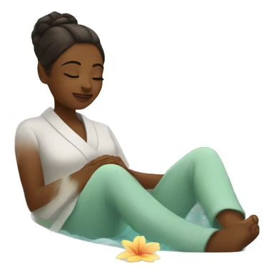 Spa relax selfcare sticker