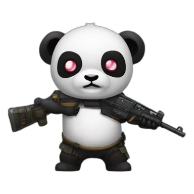 panda call of duty zombies sticker