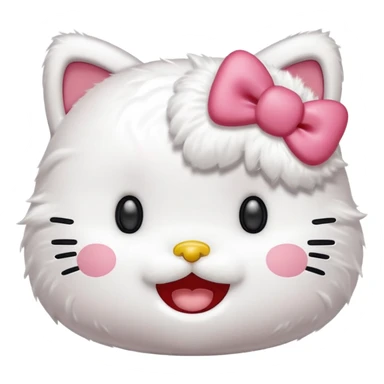 Hello Kitty laughing sticker