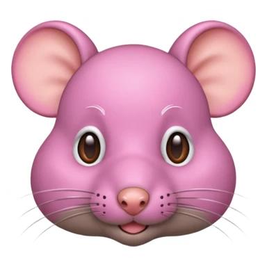 rat with pink bob  sticker