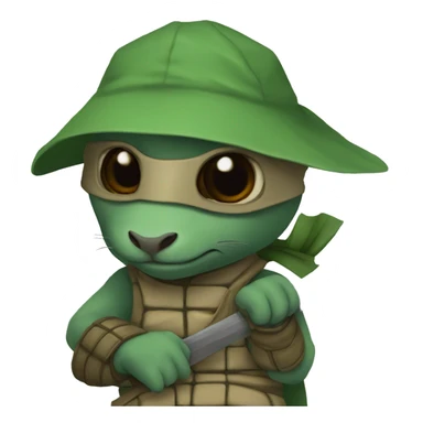 Splinter rat turtle ninja  sticker