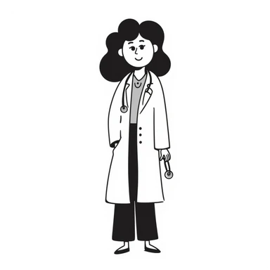 woman doctor sticker