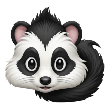 SKUNK WITH SIDE EYE sticker