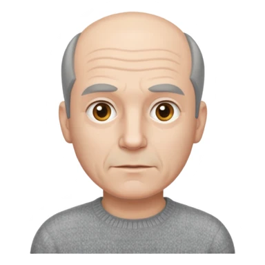 npc with balding grey combover sticker