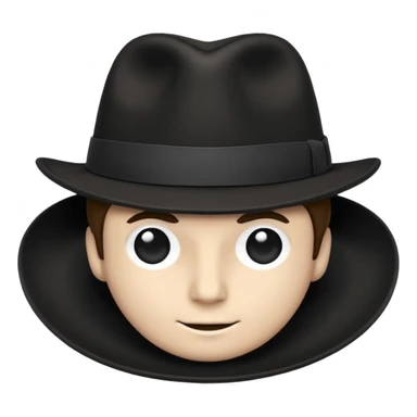 And a white stripe Black Fadora with no man or face or assecorys sticker