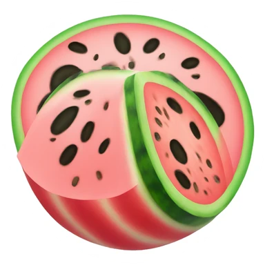 Pastel watermelon sticker