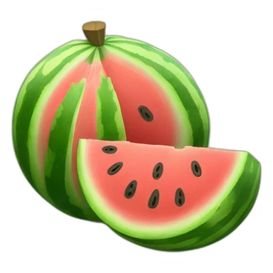 Watermelon wealth sticker