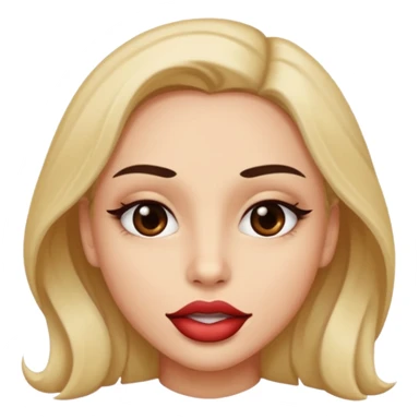 Safado mordendo a boca sticker