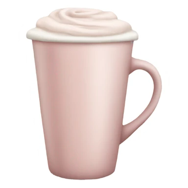 Light Pink latte classy sticker