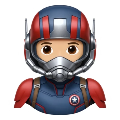 ant man portrait marvel from captain america: civil war sticker