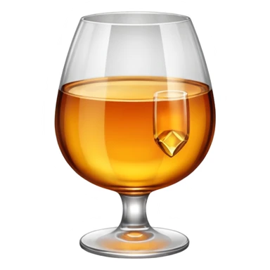Brandy glass
 sticker
