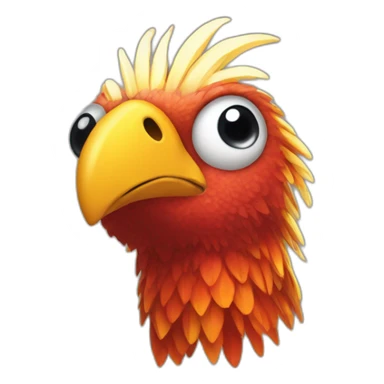 phenix with a big nose sticker