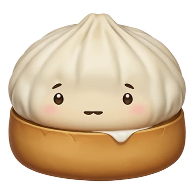 dumpling bun (no face) sticker
