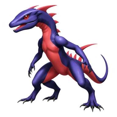 Shiny Exotic Colorful epic Salandit-Genesect-Miraidon-Koraidon-Fakémon-hybrid-creature (full body)  sticker