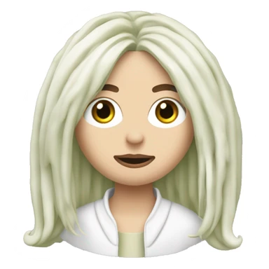 Billie Eilish’s lime mop-top goat cheese sticker