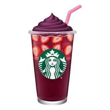 Starbucks strawberry açaí lemonade sticker