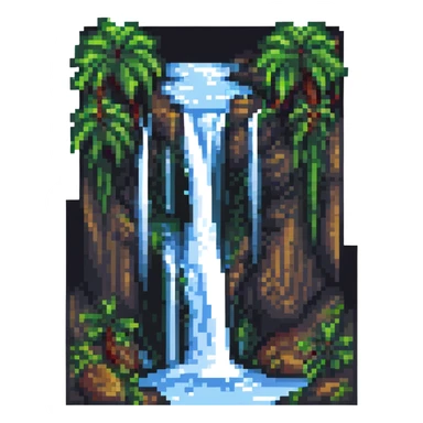 waterfall sticker