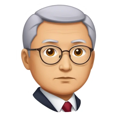 photorealistic tokaev president kazakhstan sticker