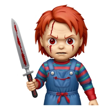Killer Chucky Doll sticker