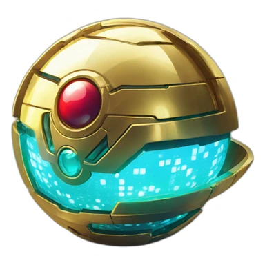 Pixel Legendary Book Cyberpunk Pokemon Pokeball Gold Shiny Glow sticker