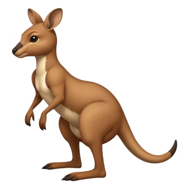 Kangourou qui saute sticker