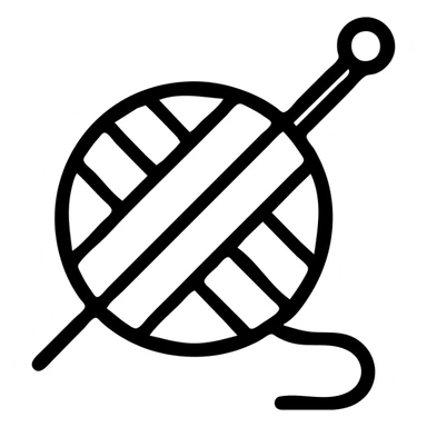 клубок минимализм sticker