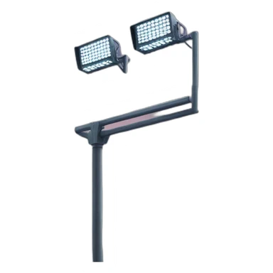 stadium floodlights on a post sticker