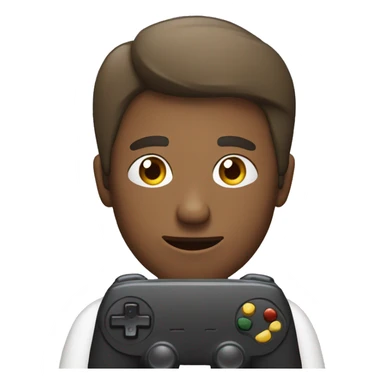 Man playing video games sticker