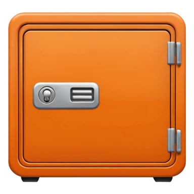 locker orange sticker