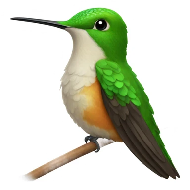 Hummingbird saying good morning sticker