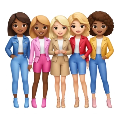 Main pop girls sticker