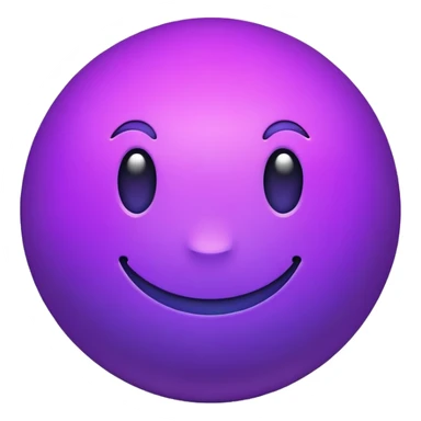 neon violet moon sticker