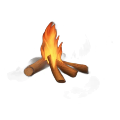 camp fire sticker