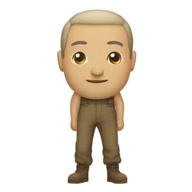 Anatolii Faldin face full body view sticker