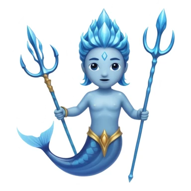 water elemental trident sticker