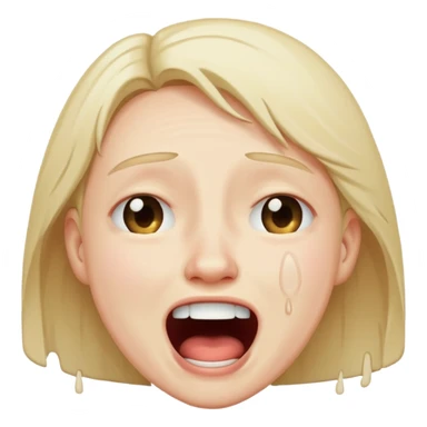 Laugh-crying but make it an existential crisis sticker