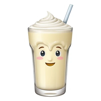 Lassi white coloured sticker